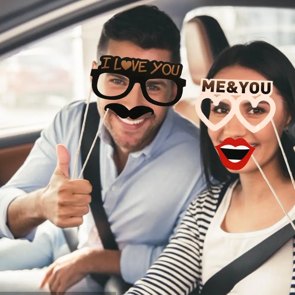 28 шт., реквизит для фотобудки на День святого Валентина