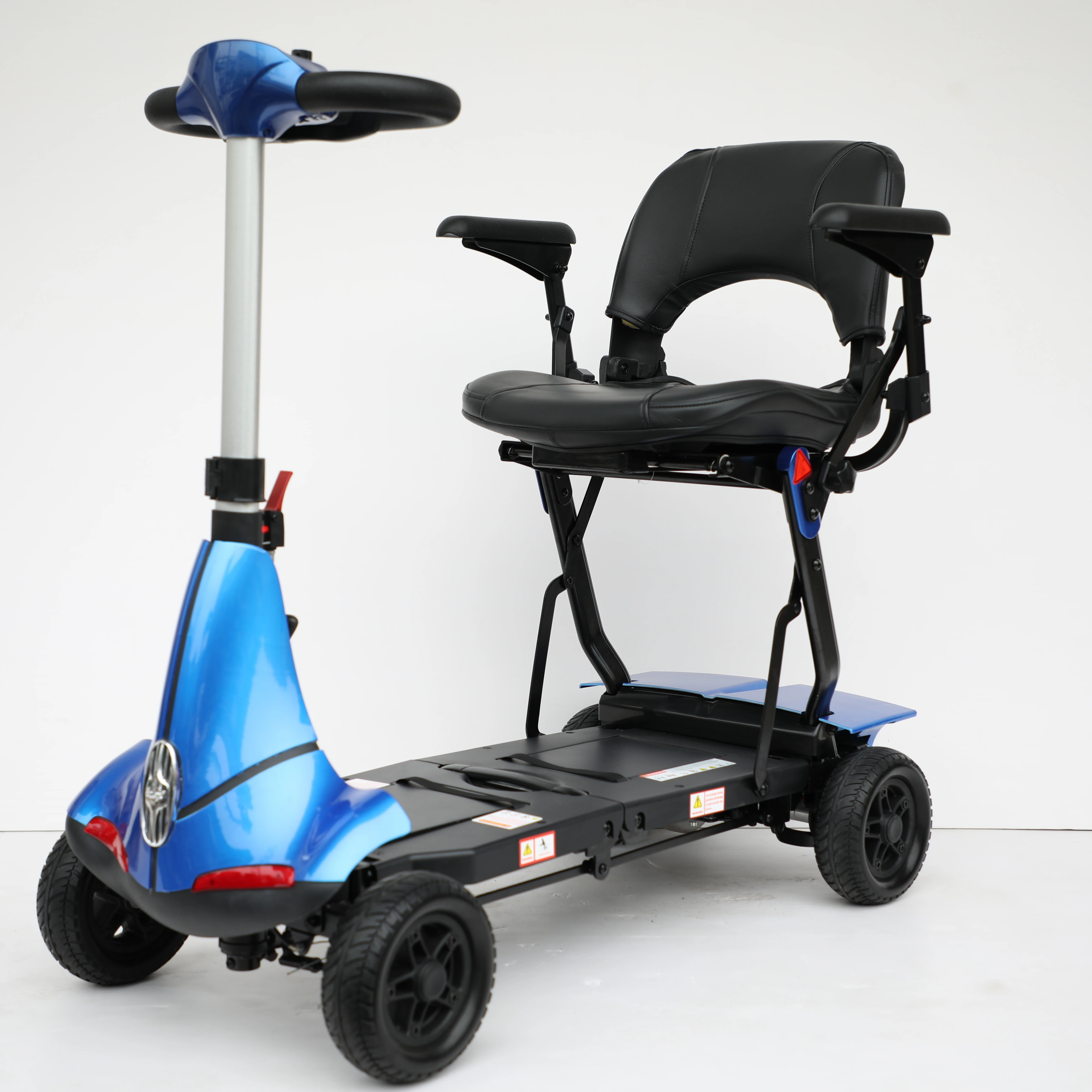 Outdoor wholesale price manual folding mobility four wheel electric  scooter handicapped