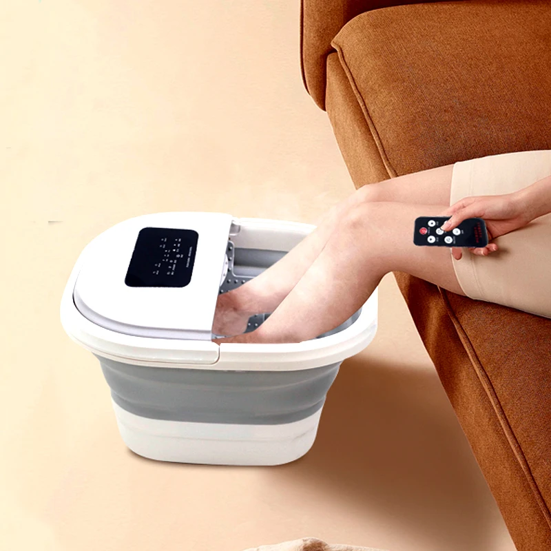 Newest Design Electronic Portable Bath Spa Foot Massage Wholesale Folding Electric Infrared Feet Massager