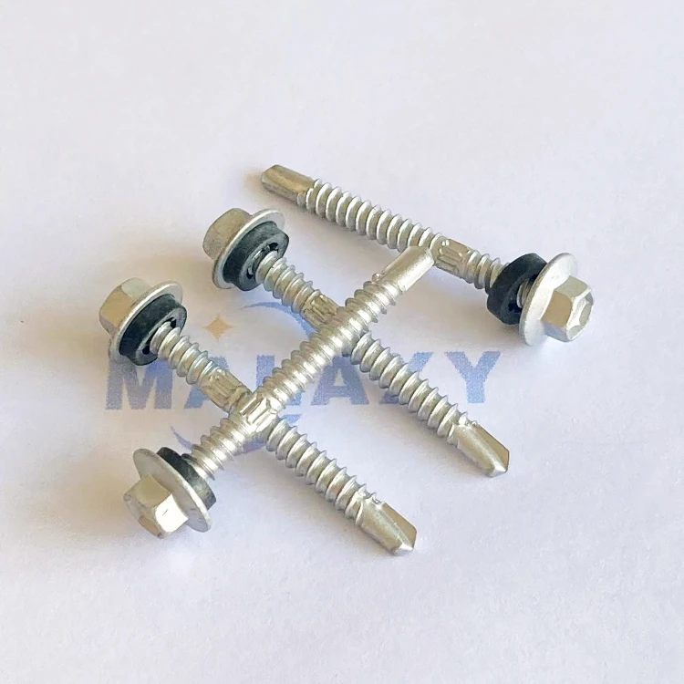 MALAXY Ruspert 1000-1500h  Hex Head Self Drilling Screw With EPDM Washer Tornillos