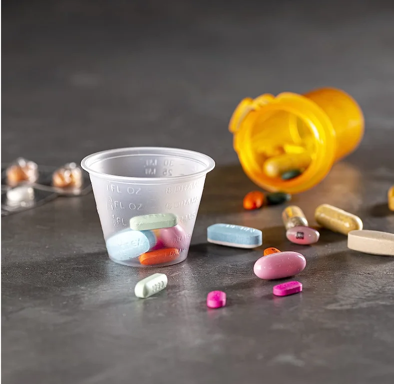 Medical Lab 30ml mesure cup with scale, sample cup