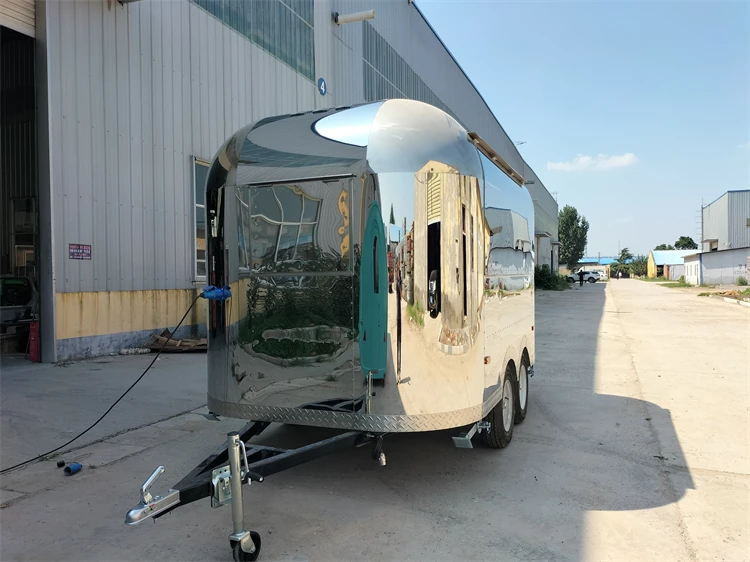 Pizza Hot Dog Ice Cream Airstream Food Truck Food Trailer Food Vending Car For Sale In USA