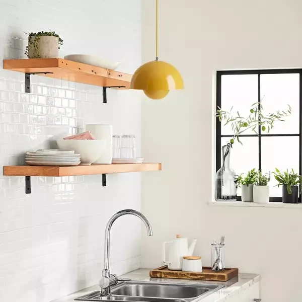 New Arrival Italian Mushroom Shape Hanging Light Macaron Color Danish Design Flower Bud Pendant Light for Home Bar Room Decor
