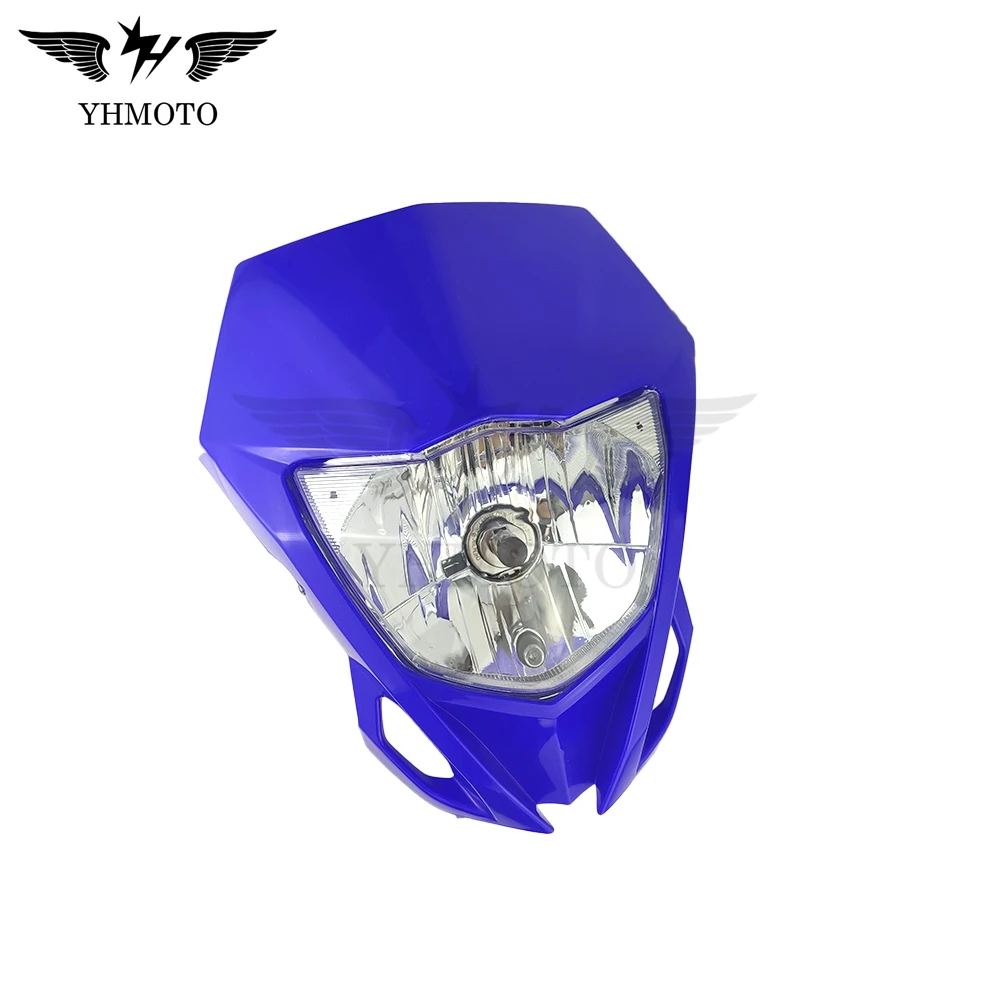 Универсальная галогенная фара 55 Вт для мотоцикла MX Enduro H4 Yamaha WR 250 FX WR450F YZ426F TTR230 225 2022