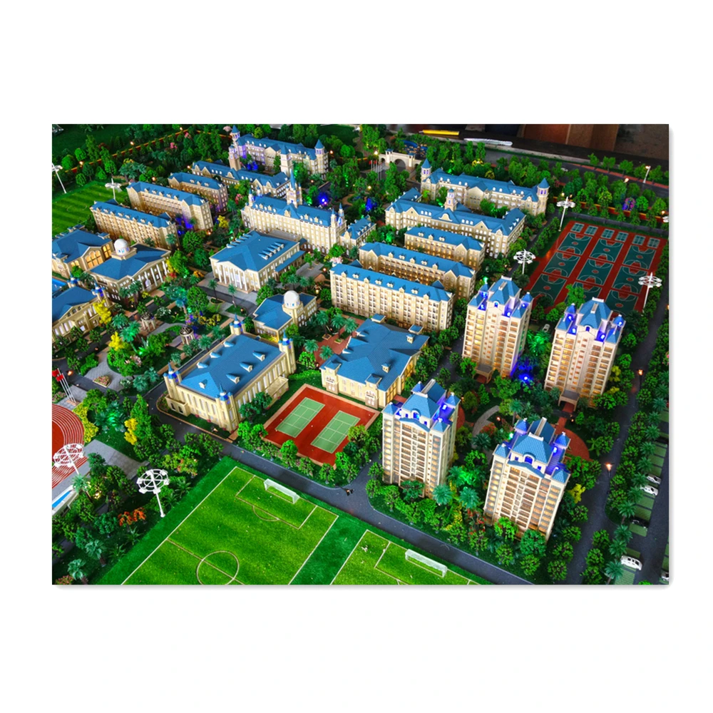 architectural building scale model  landscape model