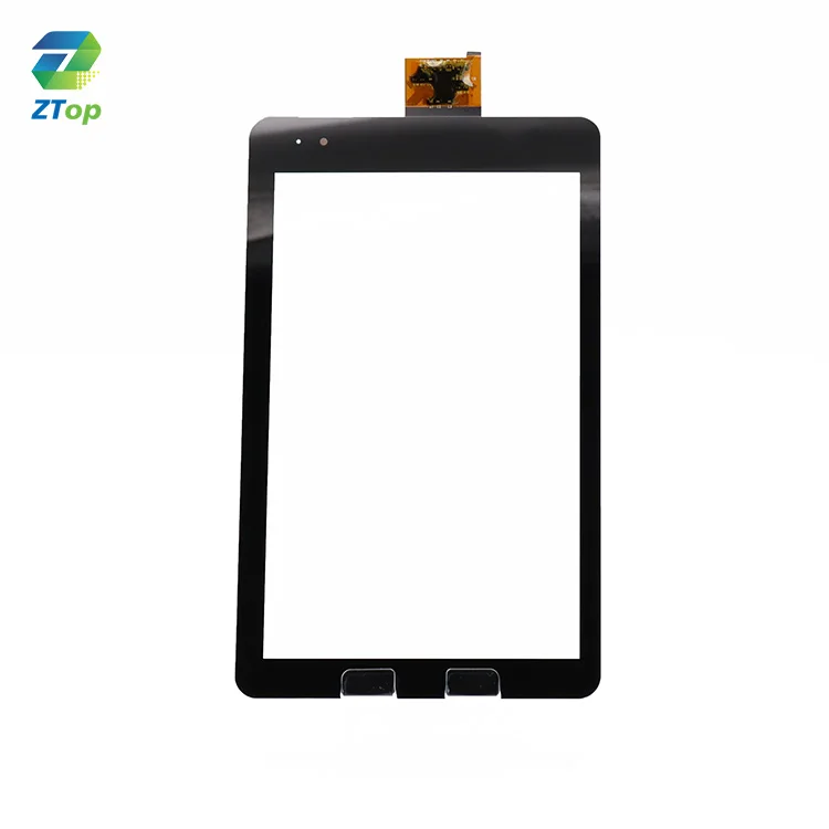 2mm smart home appliance touchscreen lcd display cover small silk screen printed tempered glass
