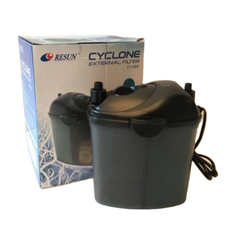 Resun CY-20 150L/ч Мини Супер Тихий аквариумных рыб пресной воды морского кораллового рифа бак корпус фильтра