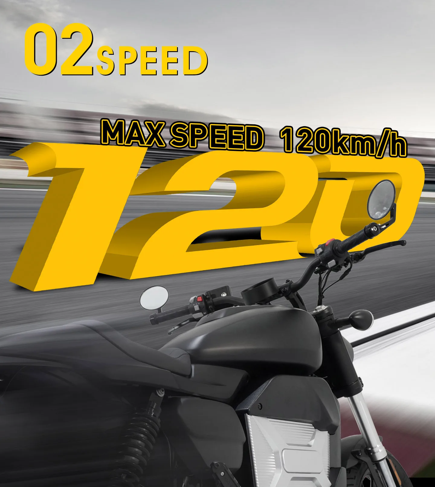 China Super Eec Certified High Speed 120Km/H Electric Scooter Motorcycle Electric Moped Fat Bike 8Kw Motor Power