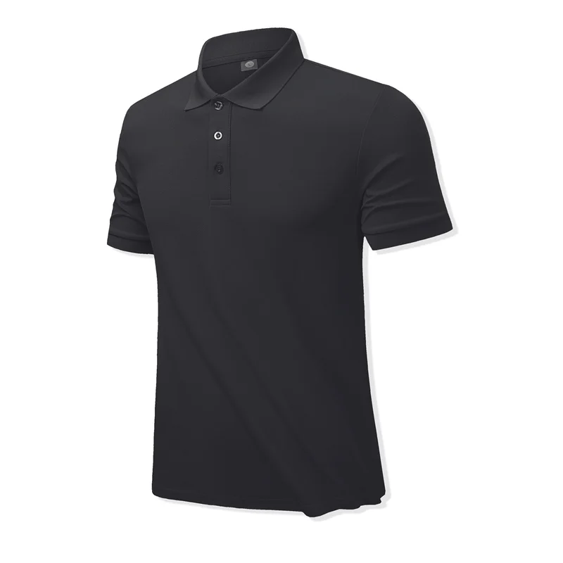 Custom logo short sleeve Breathable golf polo shirt dry fit Summer Quick drying golf clothing
