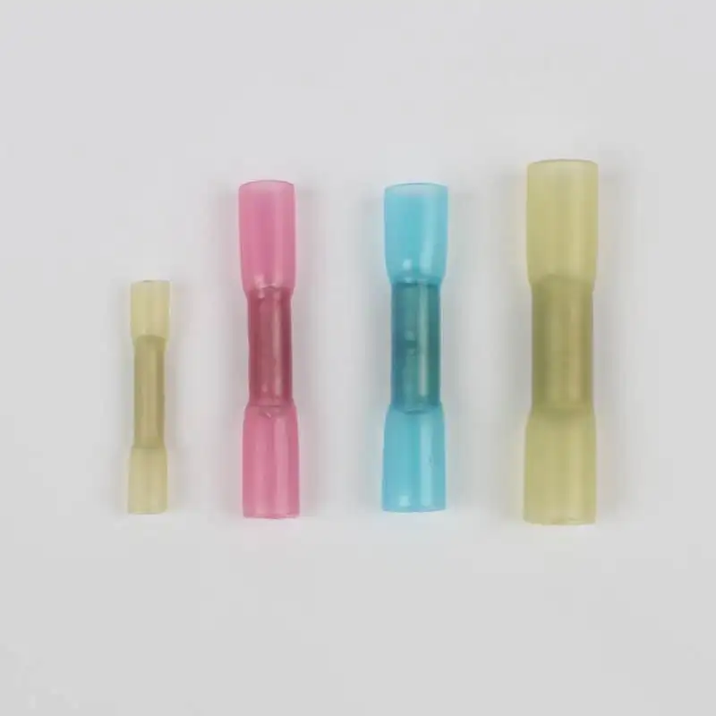 BHT 200pcs Waterproof Electrical Wire Spice Solder Seal Heat Shrink Butt Connectors Kit