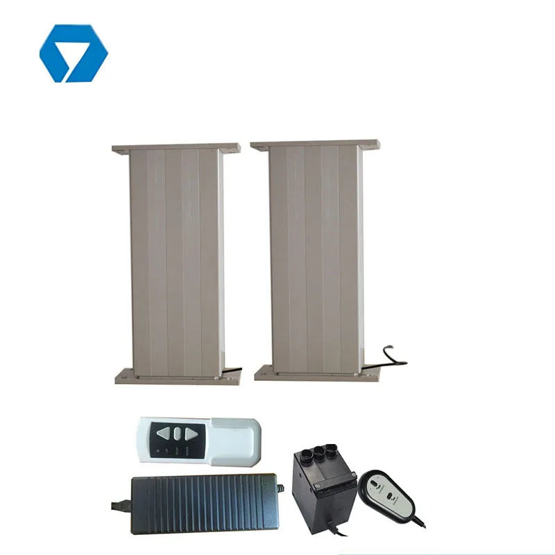 Up Down Sit To Stand Electric Adjustable 2 Legs lifting column 500mm stroke
