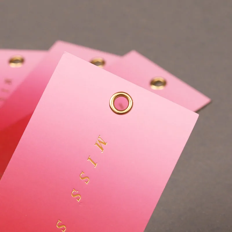 Luxury Custom Cheap Clothing Tags Hang Label Garment Hang Tags