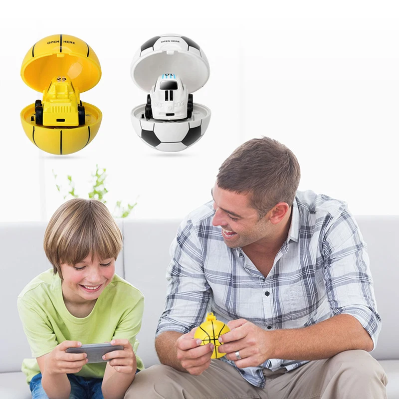 2.4g Plastic Mini Remote Control Electric Forward Function Racing Ball Basketball Football Mini Rc Car