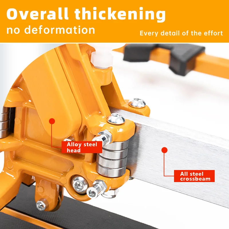 High Precision 1200mm Laser Positioning Tile Cutter Aluminum-Magnesium Alloy Material Porcelain Tile Cutter