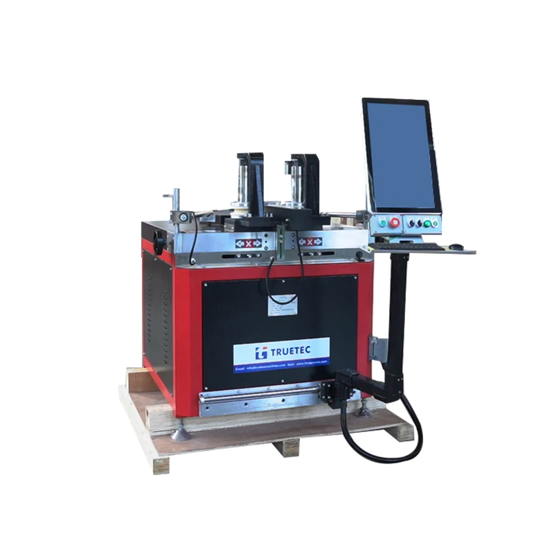 PLC control CNC tube bending equipment three-axis servo motor aluminum PVC profile bending machine