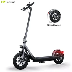 Foldable dual disc brake 250w gear motor electric scooter mope OEM scooter elettr electric scooter