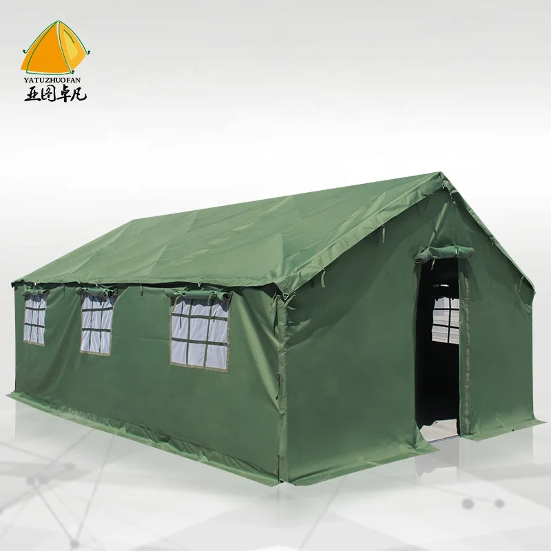 heavy duty military a frame general tent emergency army tent waterproof disaster relief medieval tente militaire