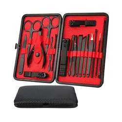 Pedicure Manicure Set stainless steel nail kit for beauty salon pedicure kits Customization Item Packing wholesale