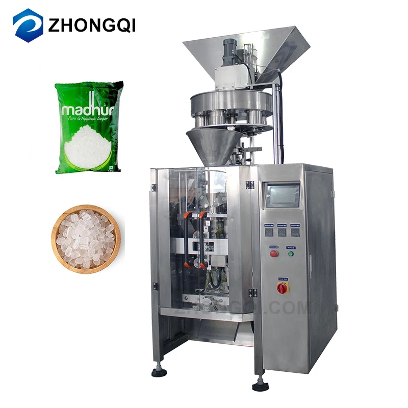 
Automatic weighing factory price of 1 kilo pouch rice and sugar packing machine with measuring cup 