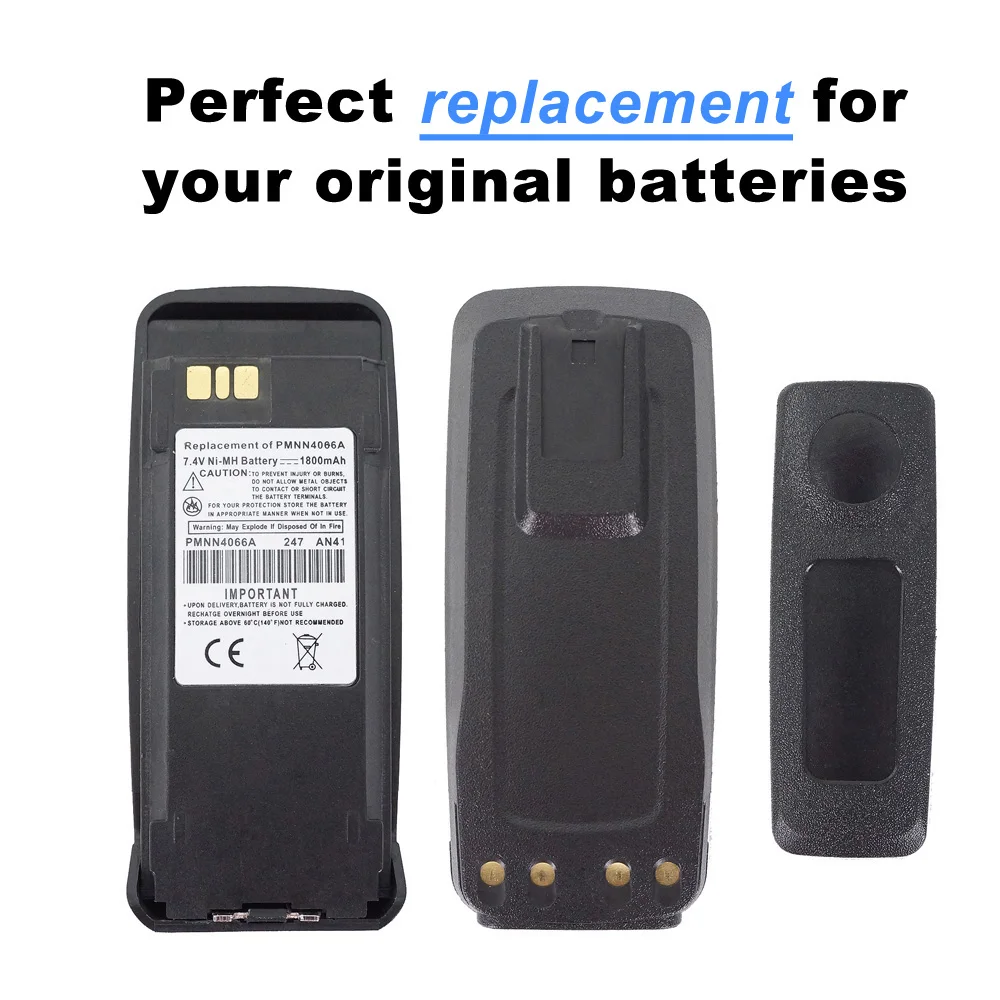1800mAh PMNN4066A replacement battery for Motorola Walkie Talkie DP2400 DP3401 XiR P8208 XPR 4380 KD0106