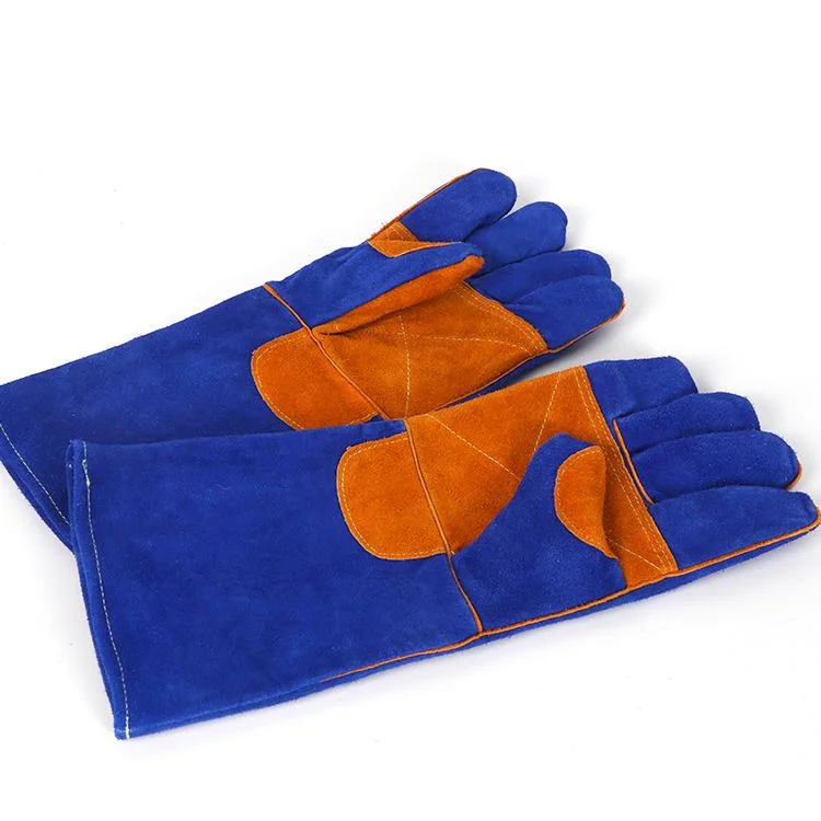 PPE personal protective equipment 16 welding hand leather gloves for welder heat resistant safety gloves