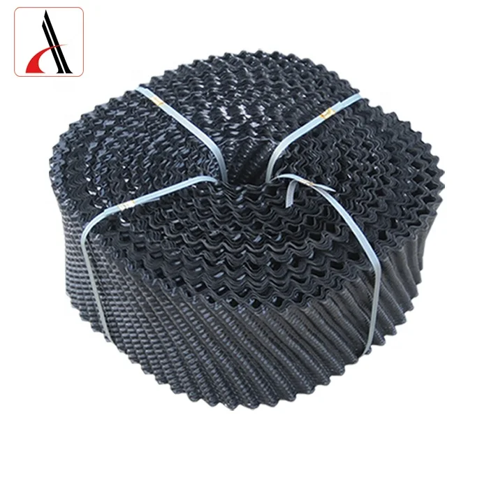 Commonly Used Black Round PVC Water Cooling Tower Fill
