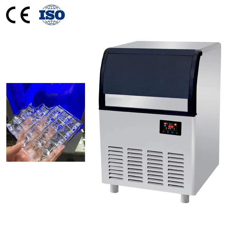 Bristol Easy-to-Operate 280LBS Air Cooled Counter Block Ice Maker Machine Hotels Energy Efficient Air Cube Ice Cube Machine