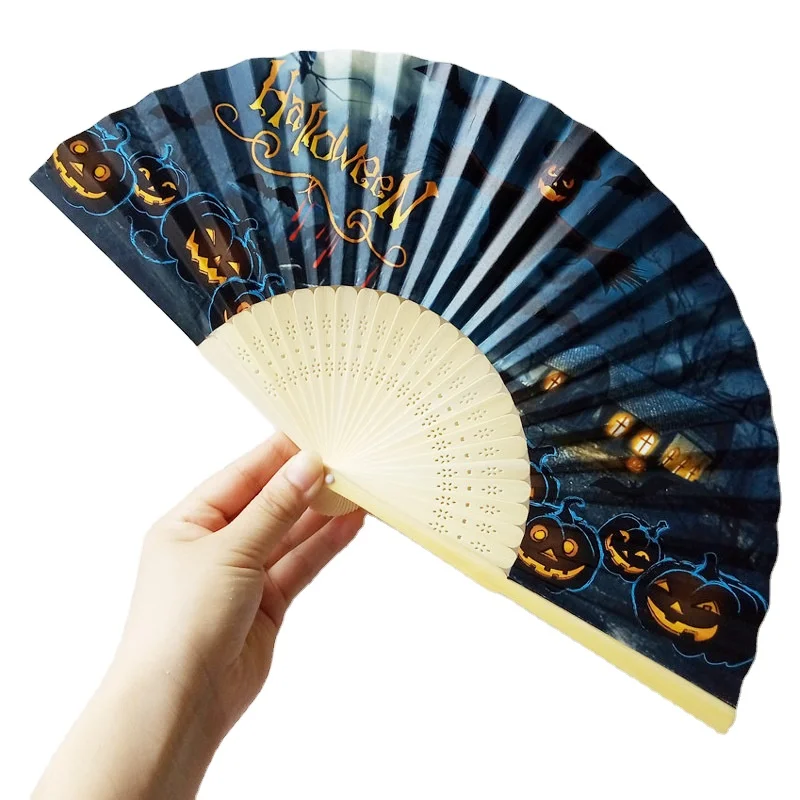 custom gifts & crafts novelty gifts item set Ghost Festival anime cosplay paper fan Halloween costume decorations
