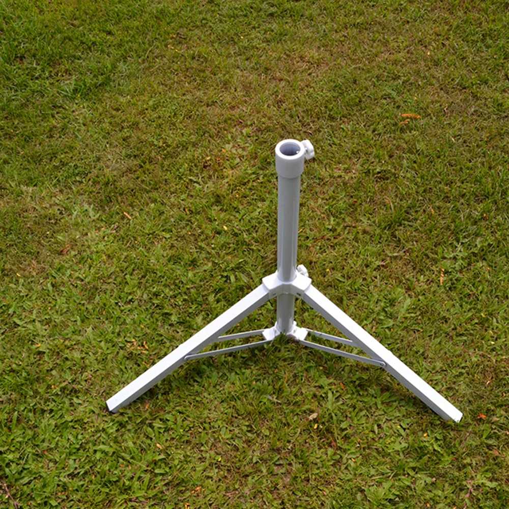 FEAMONT Wholesale sunshade umbrella base triangular support sun umbrella base fixed bracket beach umbrella base