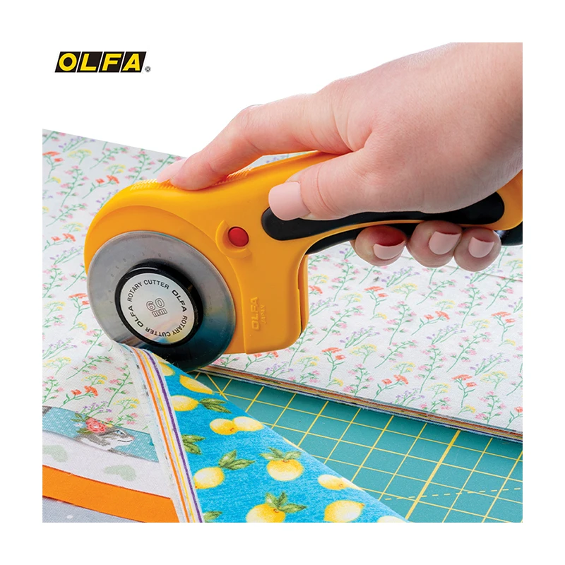 OLFA идеально подходит для больших проектов флисовая шерстяная кожа 60 мм RTY-3/DX эргономичный роторный резак