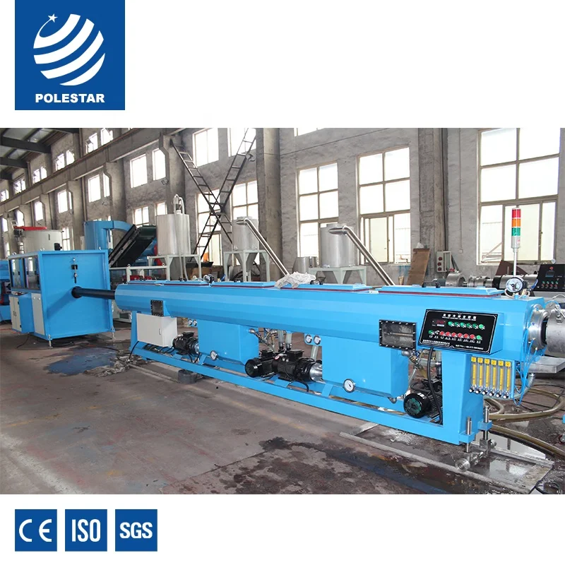 Polestar Machinery Simple Handle Braided Plastic Hose Extruding Pipe Making Machine Pvc