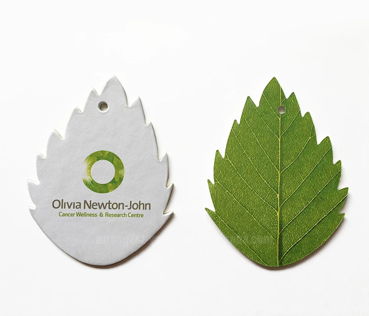 Full color paper air freshener Lavender Scents car freshener