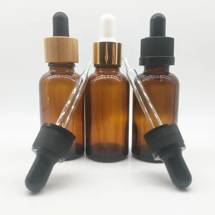 5ml 10ml 15ml 20ml 30ml 50ml 100ml amber glass dropper bottle/cosmetic packaging/cosmetics packaging containers