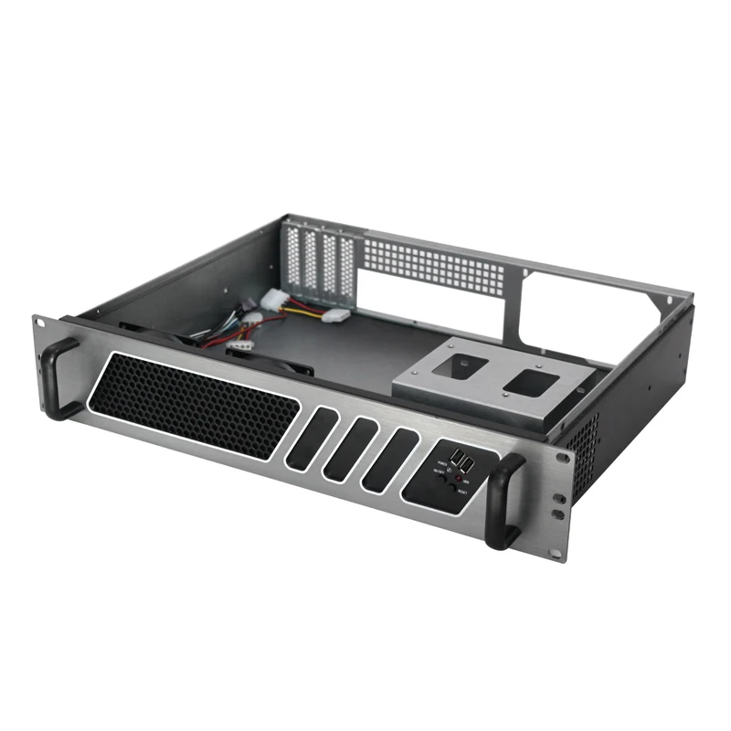  Хорошее количество 2u алюминиевая настраиваемая рама для сервера Micro ATX с охлаждающими