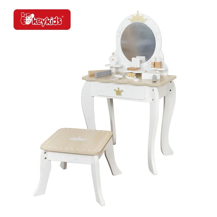 Новинка популярный туалетный столик для принцессы деревянный игрушка девочек W08H206