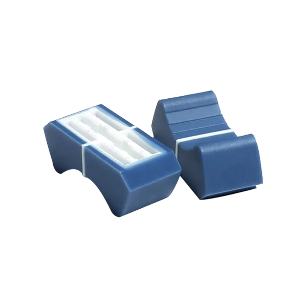 Plastic double colored switch button cover push button cover for audio control device as mixer adjust sound channel press-button