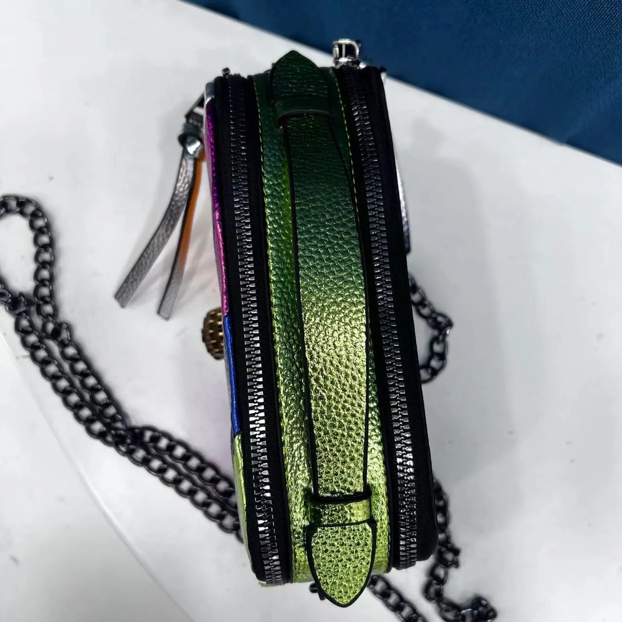 Love heart shape rivet Hawk head shoulder bag girls designer handbags crossbody camera bags for women