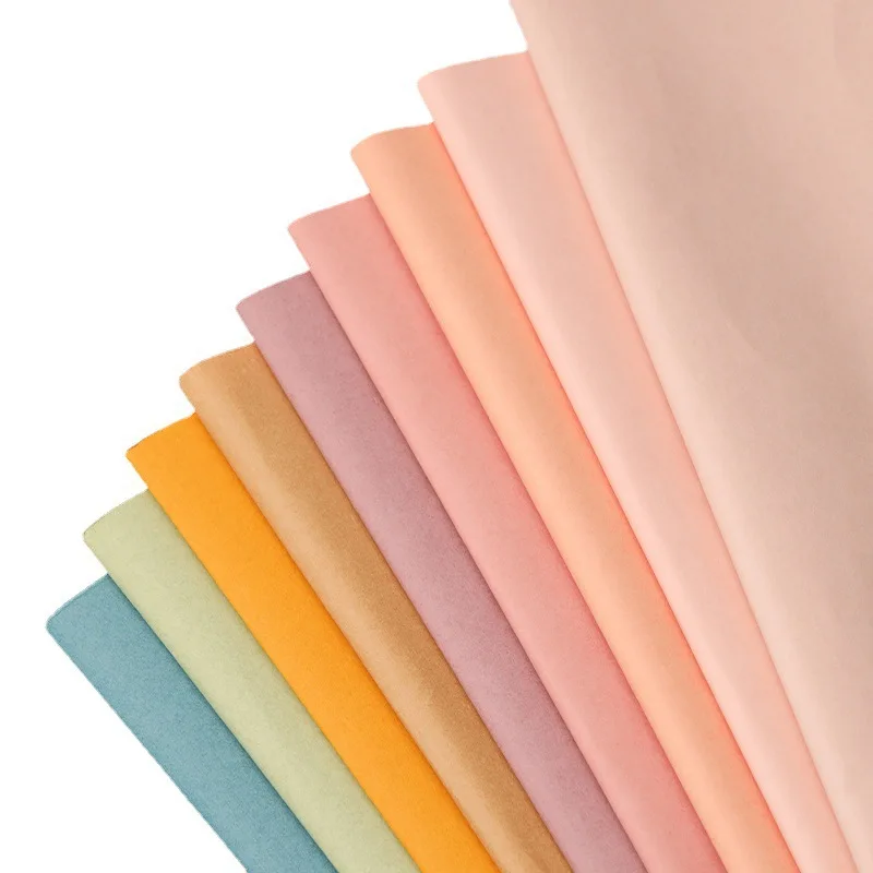 Flower Packaging Thickened Art Mocha Paper for Shop Wrapping Flowers Fenghua Paper Flower Shop for Various Floral Arrangements