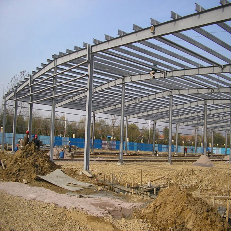 Workshop Modern Prefab Steel Structure Building Prefabricated Warehouse/Workshop/Aircraft Hangar/Office Construction Mate