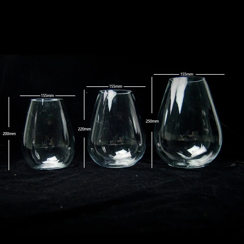 3 Sizes Plant Terrarium Bottles Glass Containers Terrarium for Plants Micro-ecological Landscape