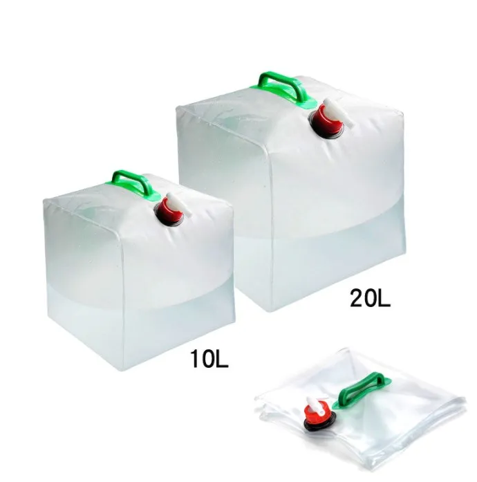New 20L Water storage Bag Car Container Camping Gear PVC Outdoor Foldable Water Bag Water Carrier