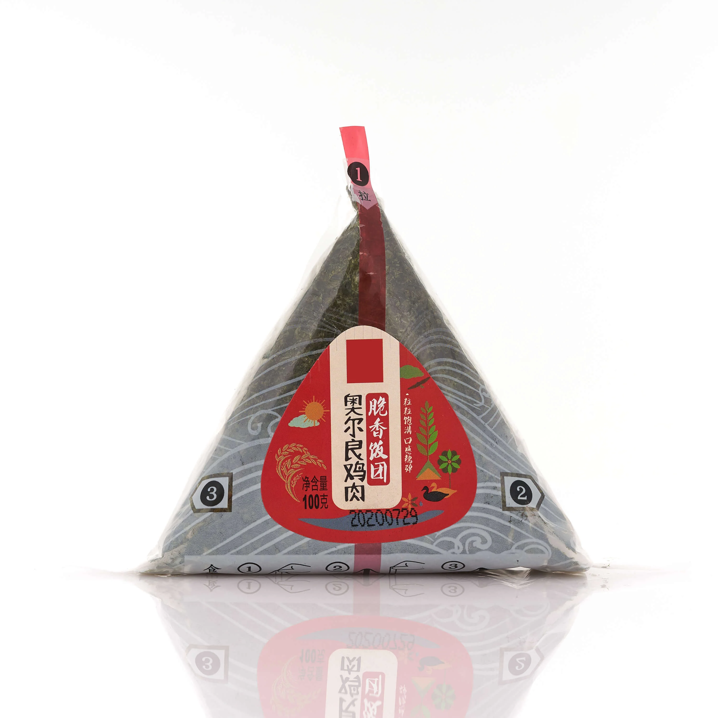 Japanese Retail EU Approval Chicken Triangle Rice Ball Onigiri