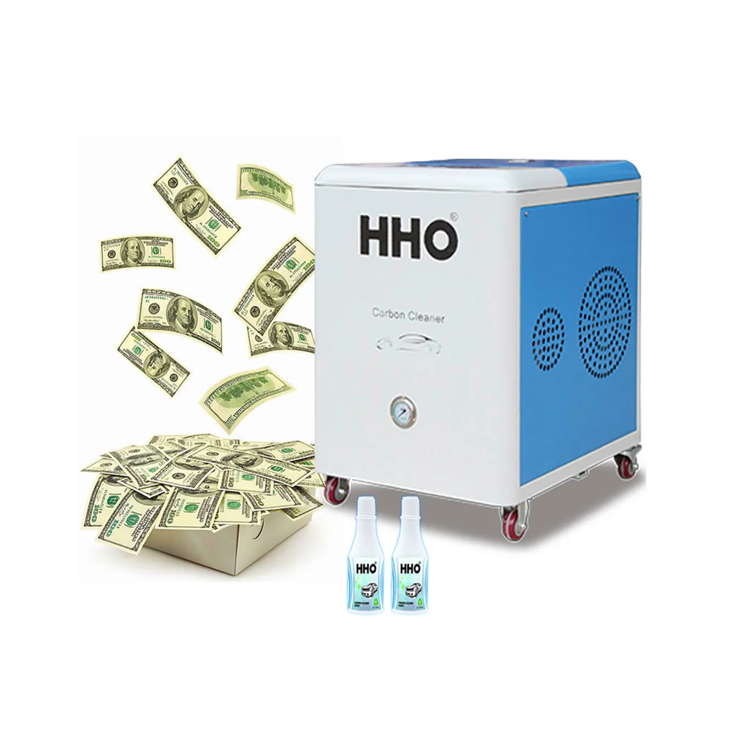 New Dry Cell Car Engine Carbon Cleaning Machine Price Motorcycle Mobile Catalytic Converter Carbon Clean Decarbonizing Machine