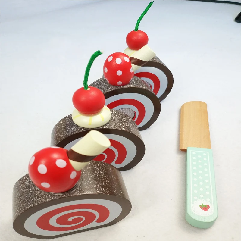 Hot Sell New design lovely Cake Dessert Kids Toys Play Set With Foods