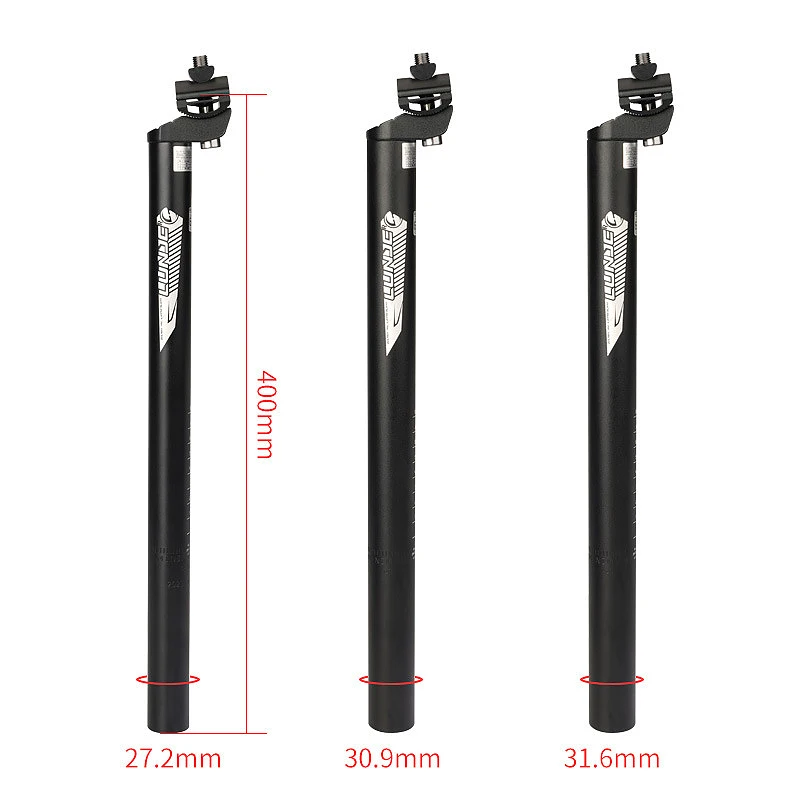 LUNJE L=400mm Mountain Bike Seatpost/Road Bicycle Seat Lever Mtb Tube 25.4/27.2/28.6/30.4/30.9/31.6 Mm Tranzx Dropper Seatpost