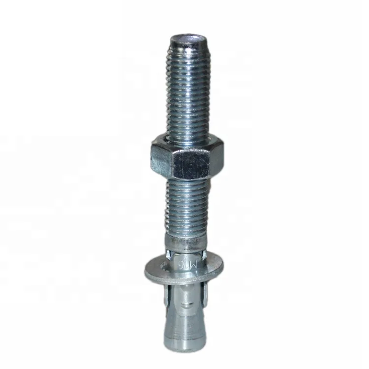 
Zinc Plated Wedge Anchor Fasteners carbon steel DIN ANSI standard 
