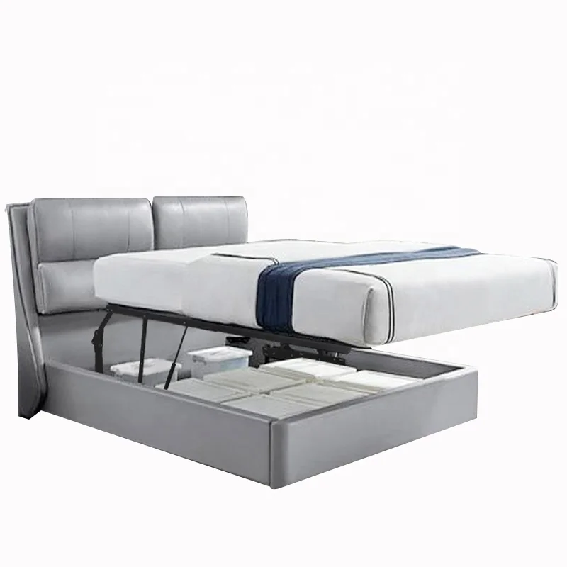 Lequan Hardware Mechanism Pneumatic Lift Up Hydraulic Strong Storage Bed Frame Hinge Bracket Bed Gas Spring Lifter