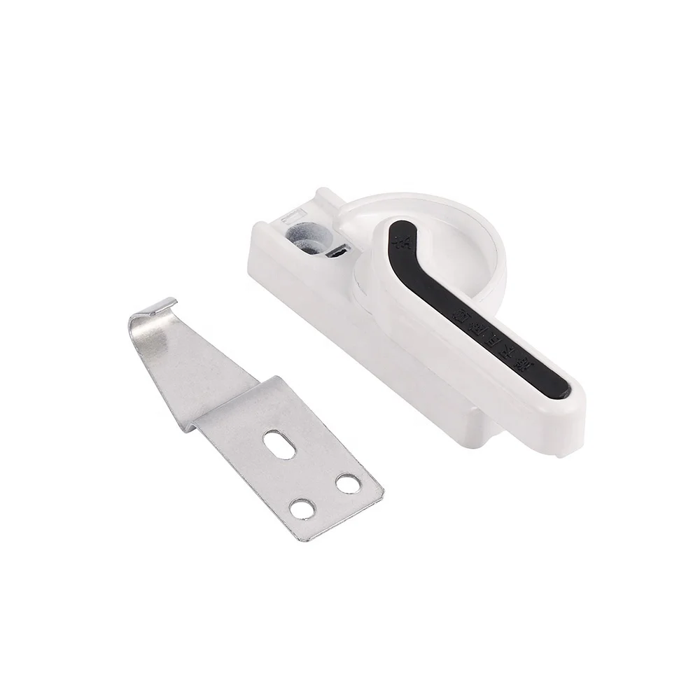 Factory Production Window Accessories Closure UPVC Aluminum Zinc Alloy Moon Lock Window Crescent Lock