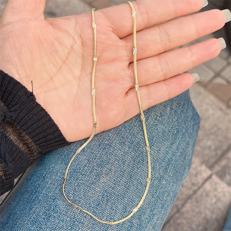 High Quality 24K Gold Plated Necklace Bulk Lot Chain 18inch 20inch Rolo Curb Figaro Jewelry Chain necklace wholesale