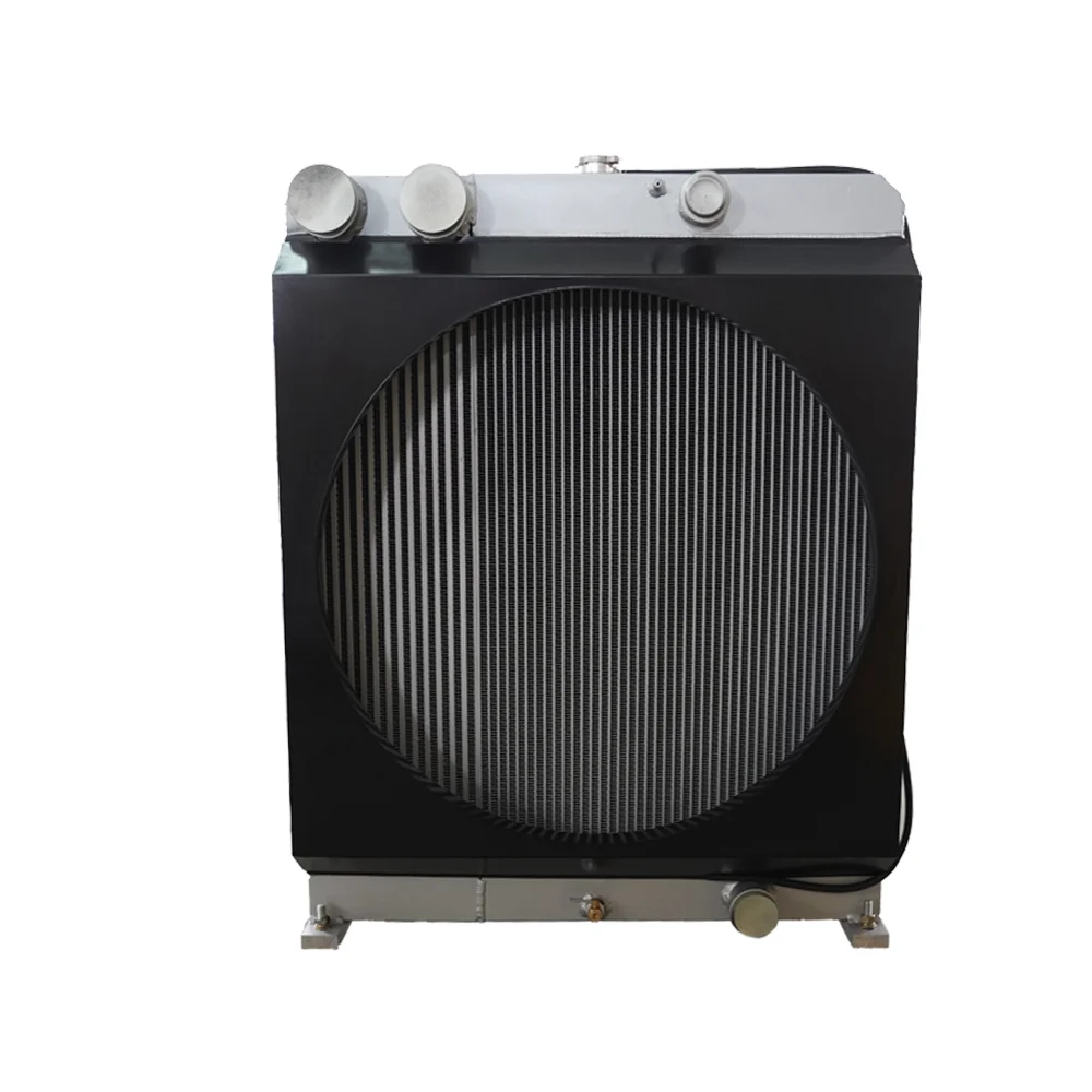 Harvester Tractor Mining Combining Engine And Intercooler Plate Fin Heat Exchanger